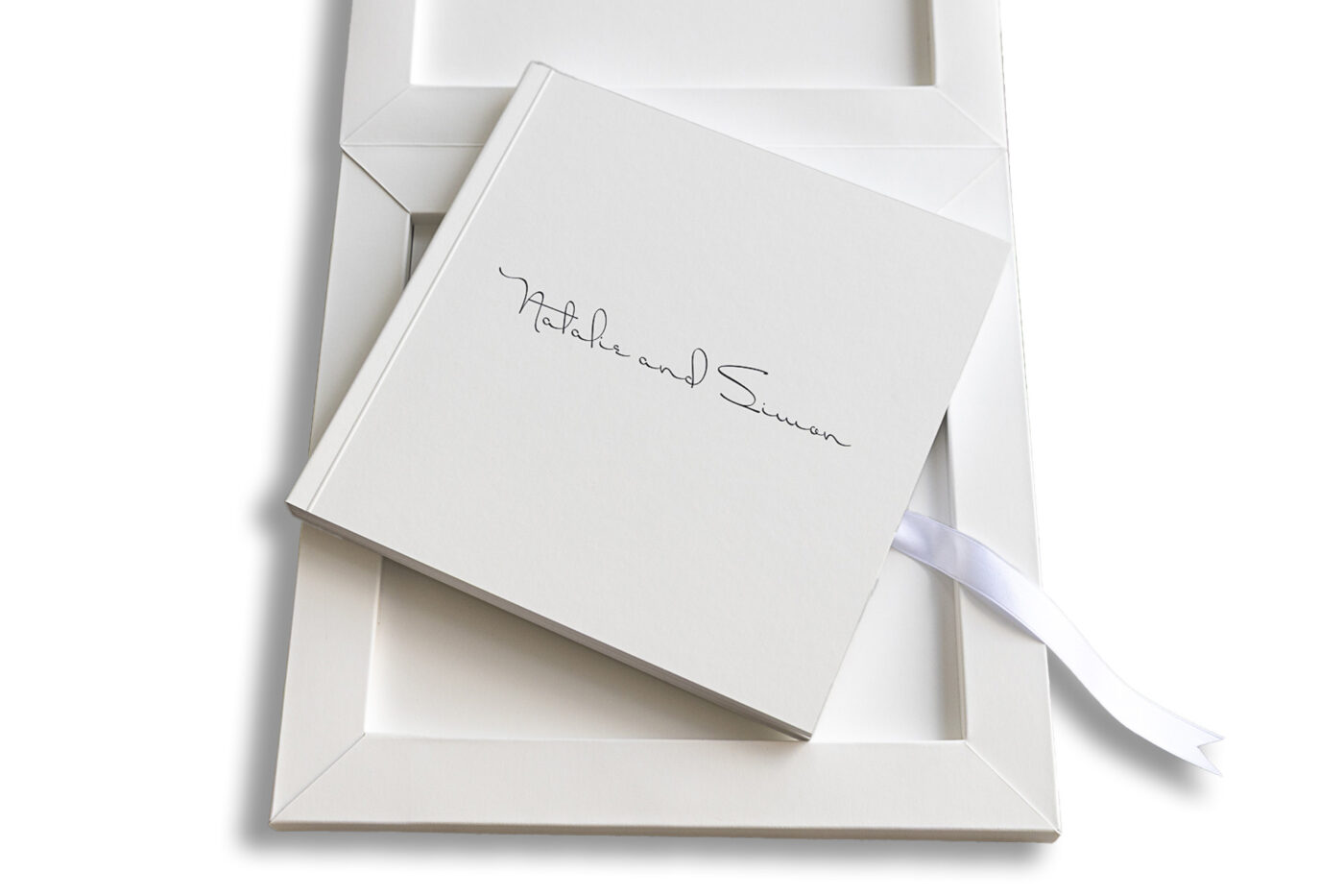Wedding Photography with guest book included. Natalie and Simon's bespoke wedding guest book.