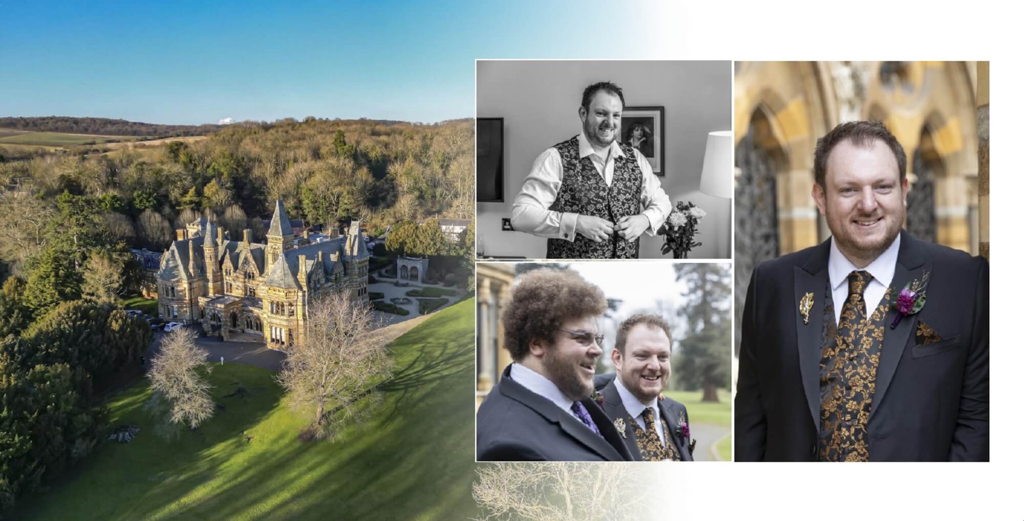 Wedding photographer at Ettington Park Warwickshire