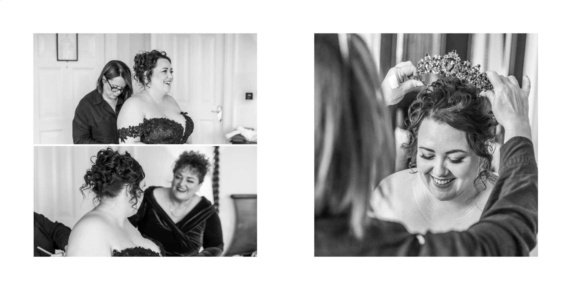 Wedding photographer at Ettington Park Warwickshire