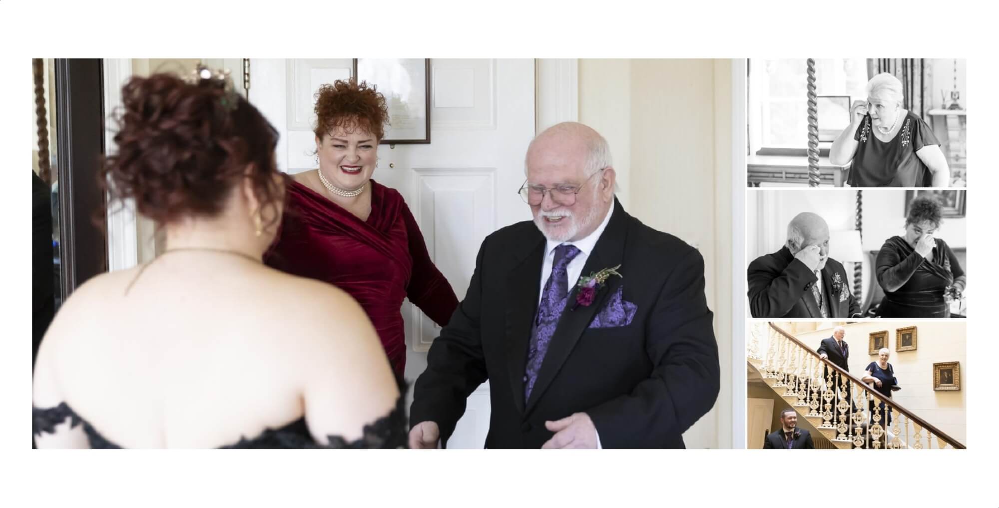 Wedding photographer at Ettington Park Warwickshire