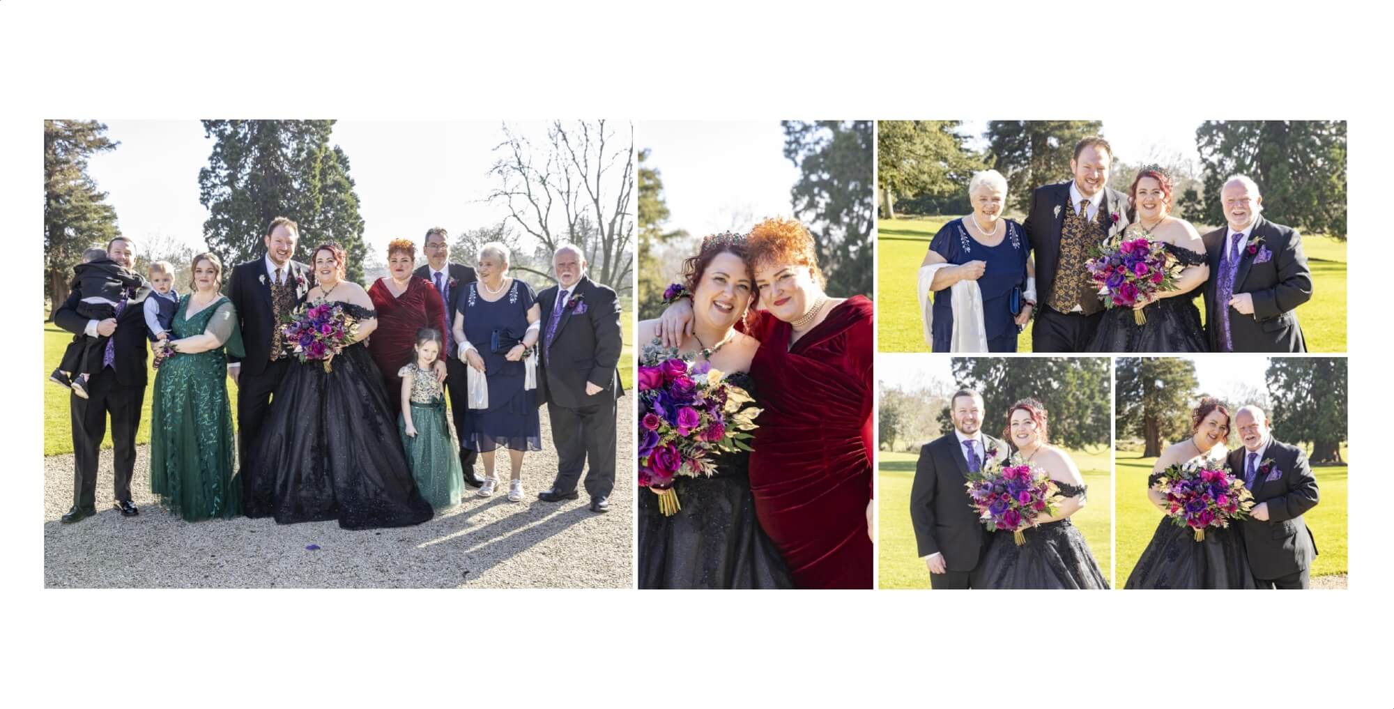 Wedding photographer at Ettington Park Warwickshire