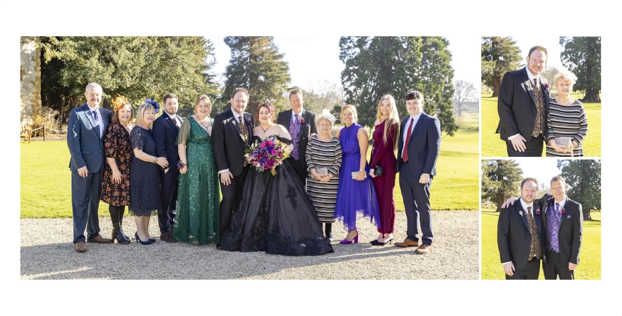 Wedding photographer at Ettington Park Warwickshire
