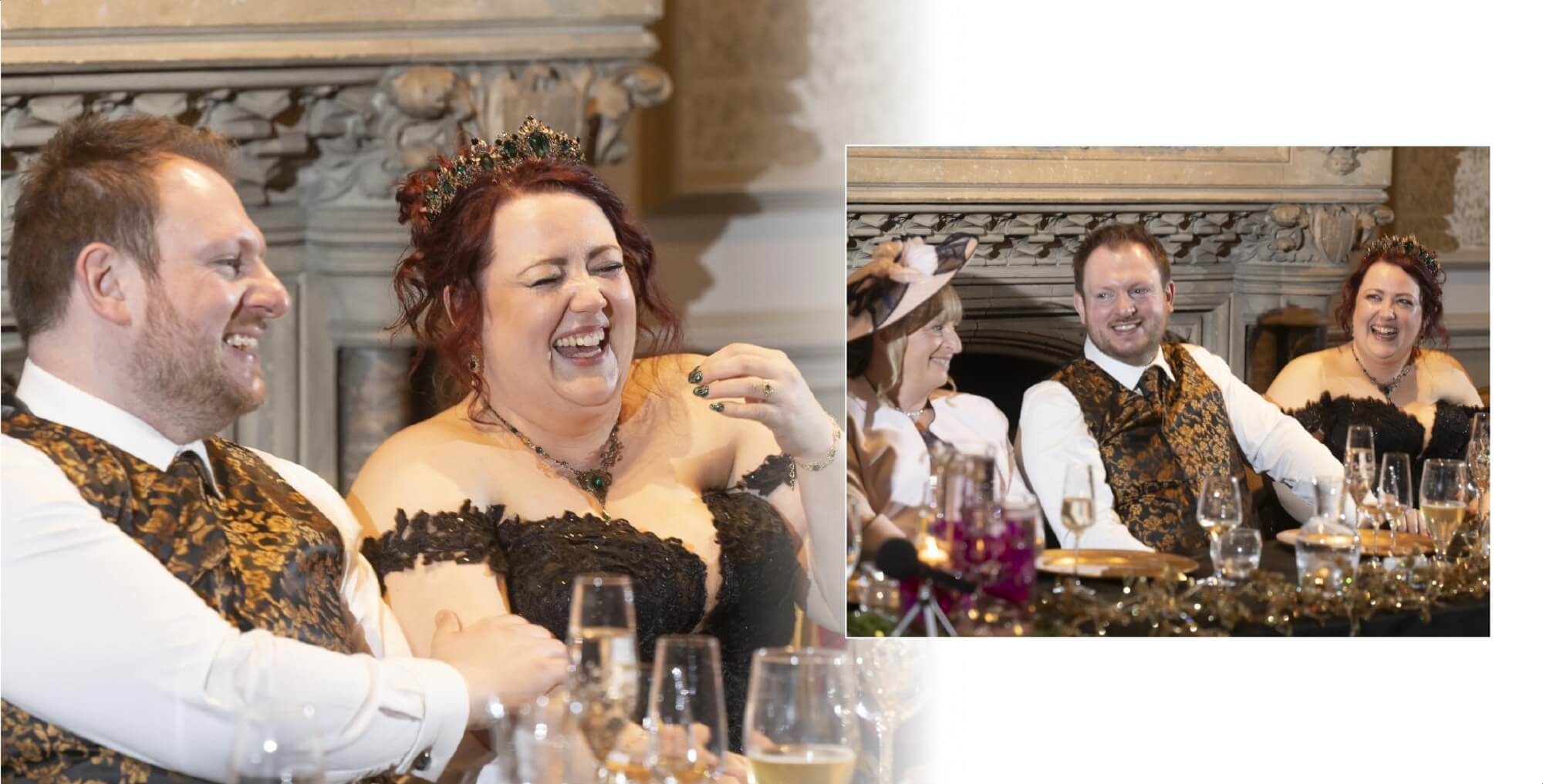 Wedding photographer at Ettington Park Warwickshire