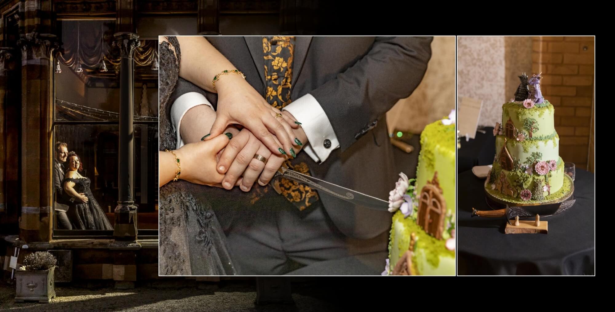 Wedding photographer at Ettington Park Warwickshire