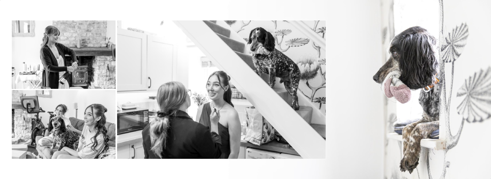 Wedding album design by Leicestershire photographer