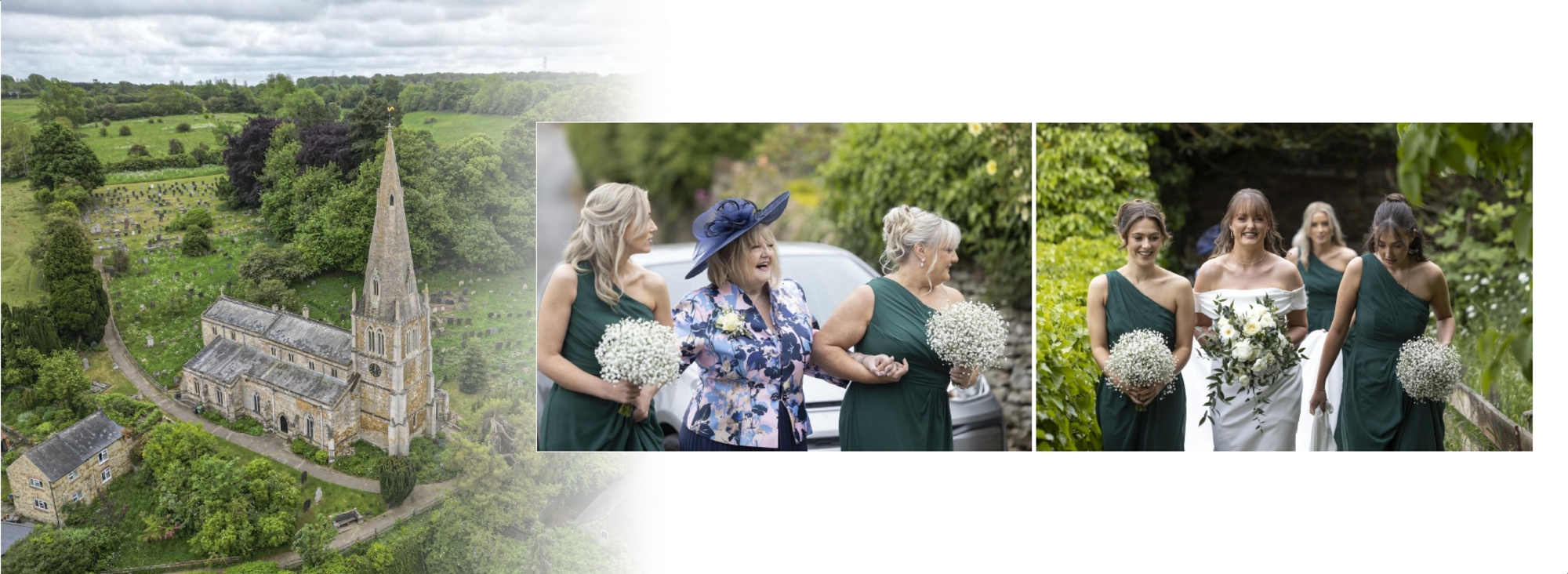 Wedding album design by Leicestershire photographer