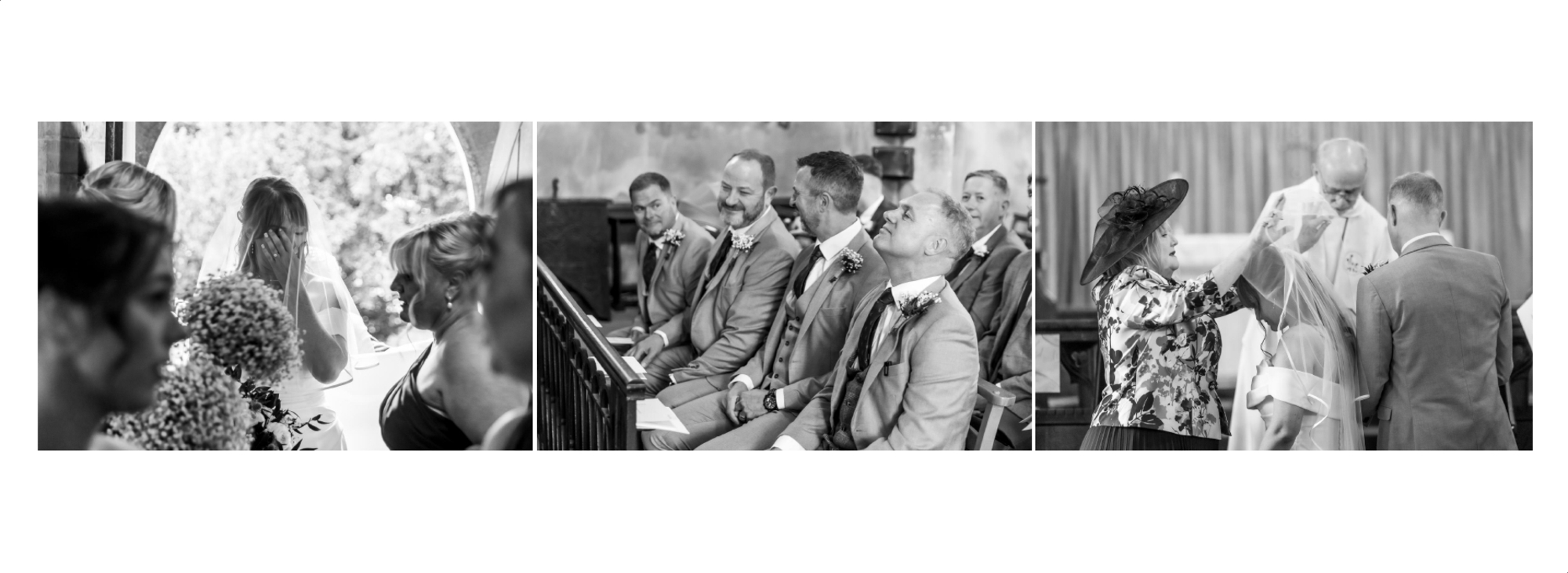 Wedding album design by Leicestershire photographer