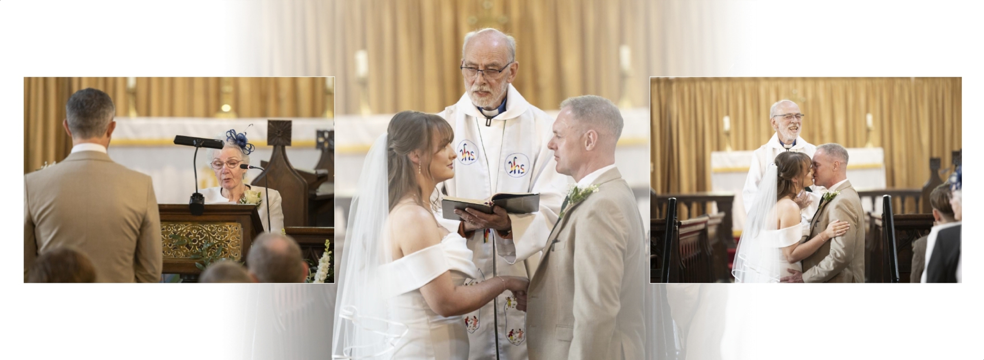 Wedding album design by Leicestershire photographer
