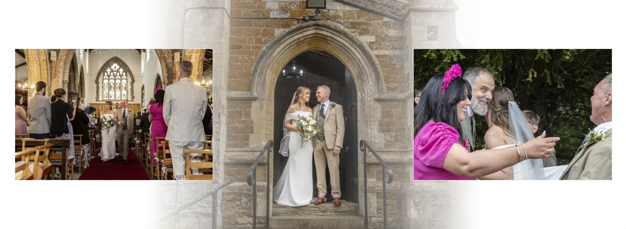 Wedding album design by Leicestershire photographer
