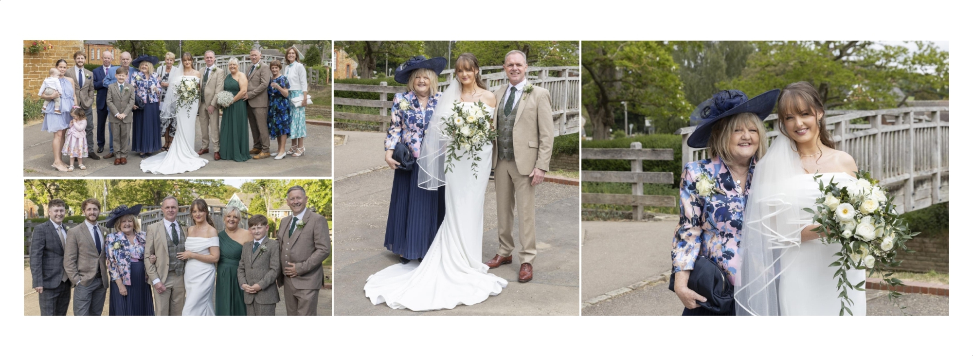 Wedding album design by Leicestershire photographer