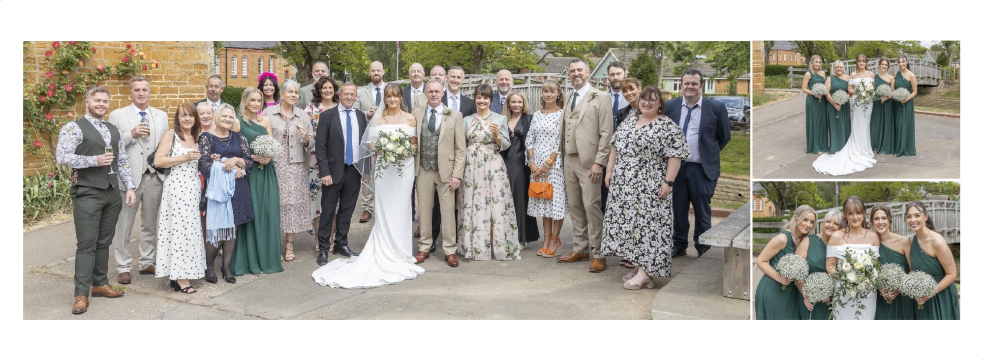 Wedding album design by Leicestershire photographer