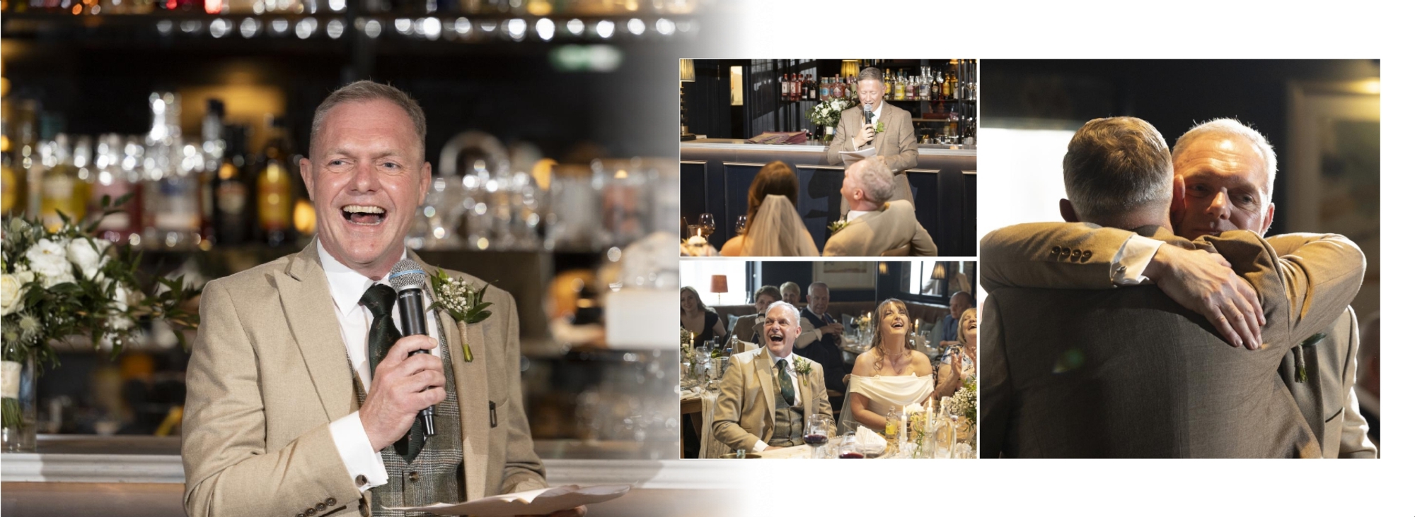 Wedding album design by Leicestershire photographer