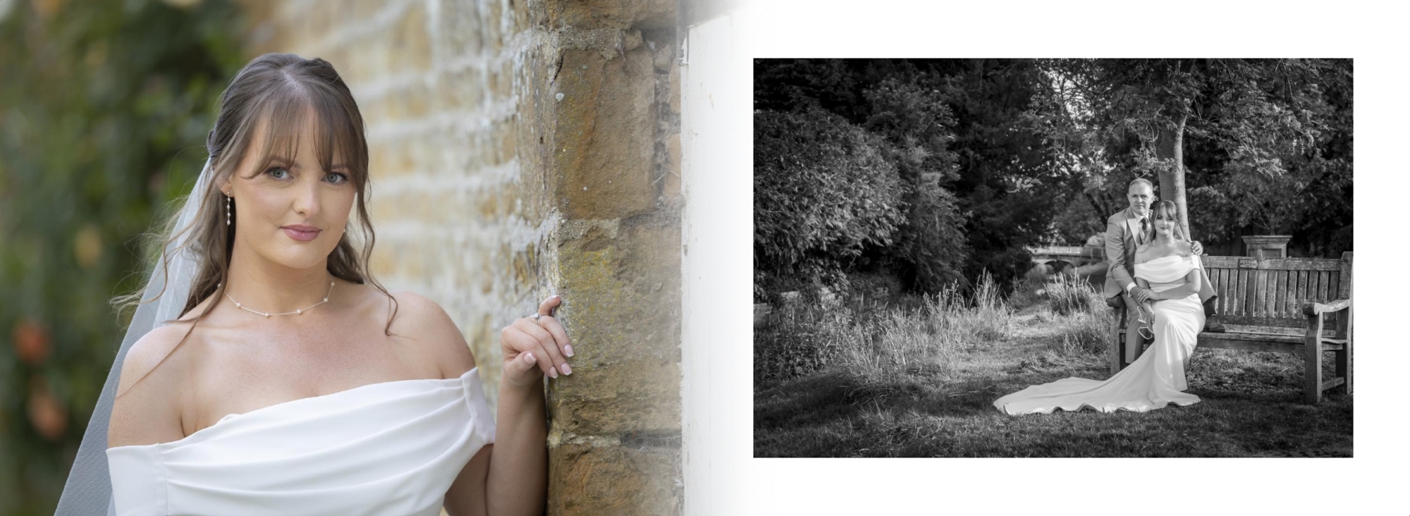 Wedding album design by Leicestershire photographer