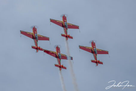 Photographer's Day Off. Extra EA-300 Royal Jordanian display team at RIAT 2025.