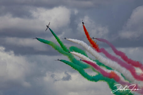 Photographer's Day Off. The Frecce Tricolori Italian Air Force's Display Team at RIAT 2025.