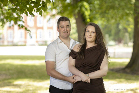 Pre-Wedding Shoot in Buckinghamshire at Chicheley Hall by John Fox Wedding Photography.