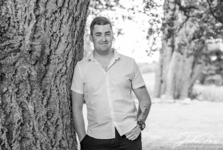 Elliott at his Pre-Wedding Shoot in Buckinghamshire at Chicheley Hall