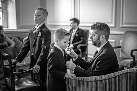 Page boys getting ready - Chicheley Hall, Buckinghamshire. Help Planning Your Wedding Hints Tips and Advice – Photography