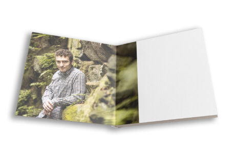 Keele Hall Pre-Wedding Photography. Bespoke Guest book showing image of the groom to be Lewis