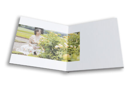 Keele Hall Pre-Wedding Photography Bespoke Guest book showing image of the bride to be Sarah