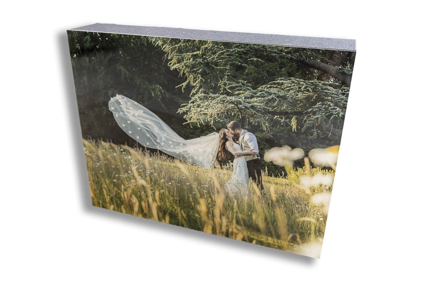Luxury Graphistudio wedding album designed by John Fox using images from Kilworth House Wedding of Mariia & Oscar