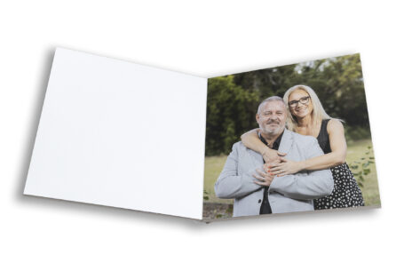 Pre-Wedding Photography in Bedfordshire. Image from the Wedding guest book showing bride and groom to be, Lynn and Ian.