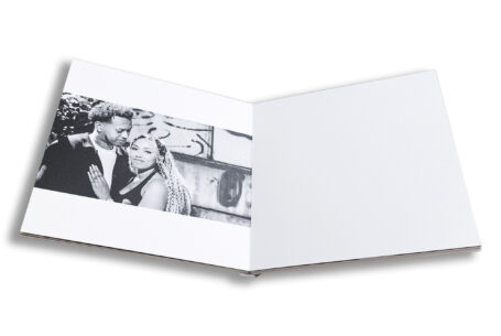 Black and white image of Zoe & Kai on their Solihull pre-wedding shoot. Personalised guest book by John Fox Wedding Photography