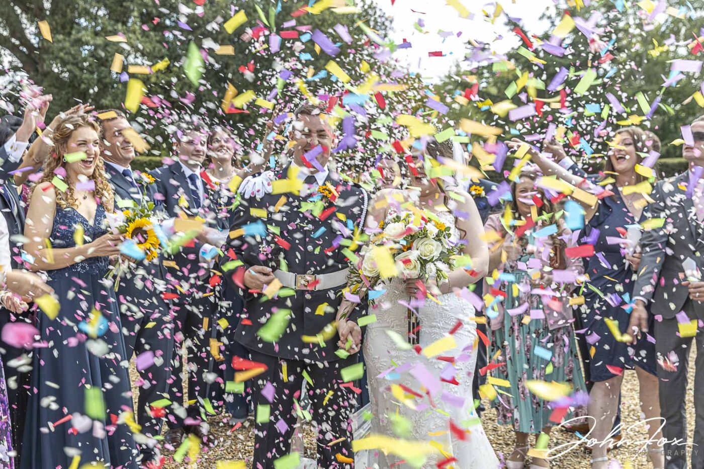 Grace and Elliot's Wedding at Chicheley Hall in Buckinghamshire. John Fox Wedding Photography.