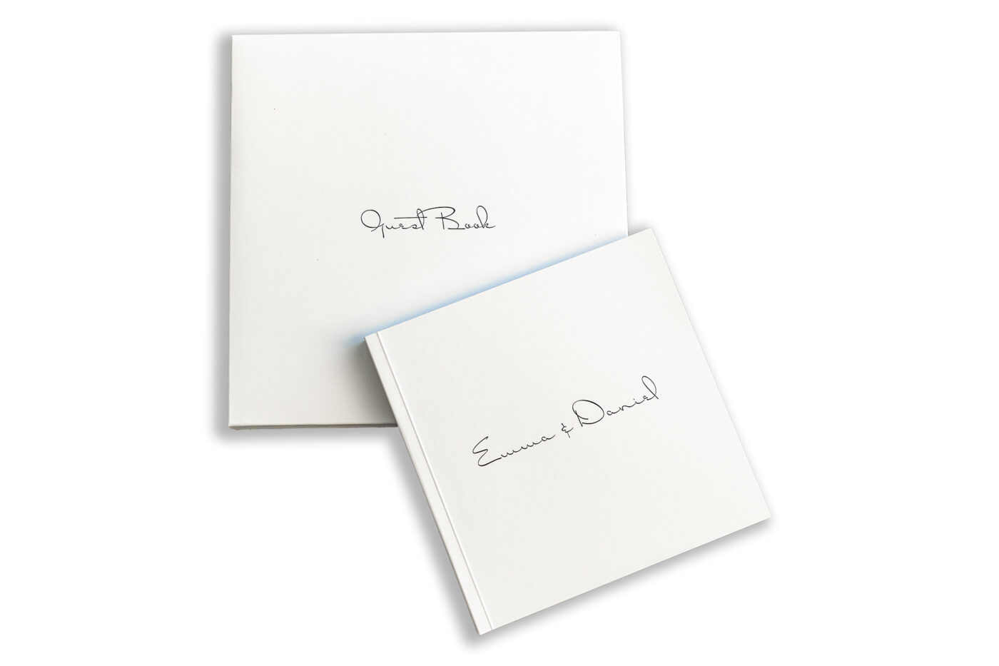 Personal Guest Book with images from Kilworth House in Leicestershire for Emma and Daniel’s wedding