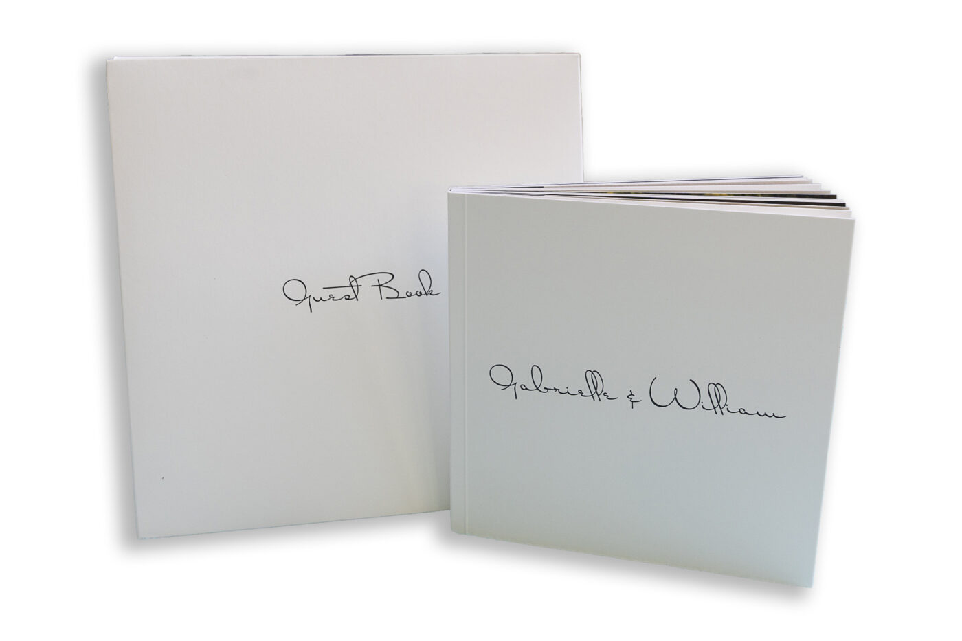 Bespoke guest book for Gabrielle and William. Pre-Wedding shoot in Rugby in preparation for Kingscote Barn wedding in Gloucestershire