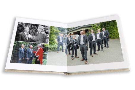 Staffordshire Wedding showing groom and groomsmen by John Fox Wedding Photography