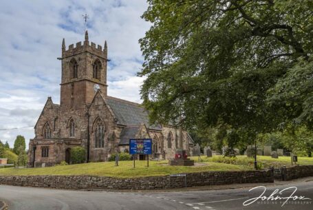 Ashley St John the Baptist Church in Staffordshire. Image by John Fox.