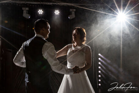 Rebecca and Son’s first dance at Hadley Park House. Wedding Photography by John Fox.