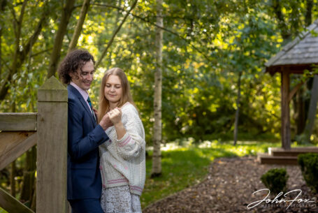 Sophie & Jack’s Pre-Wedding Shoot at Hothorpe Hall The Woodlands