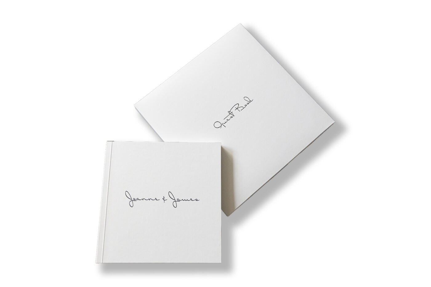 The Ashes Barns in Staffordshire wedding guest book for Joanne and James