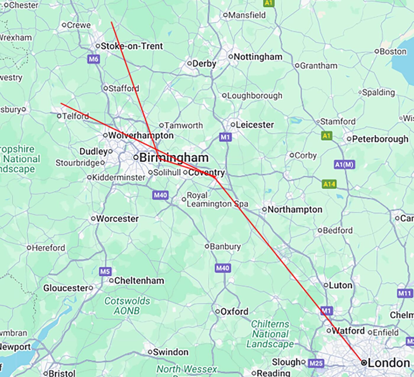 UK Wedding Photographer covering 3 weddings in 3 days plus the NEC National Wedding Show 2025, Image of a map to illustrate John Fox's wedding photography coverage.