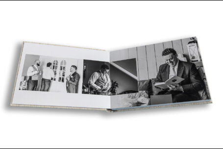 Wedding album showing images of the groom, Jake, getting ready for his Oxfordshire wedding.