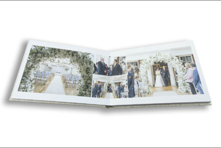 Wedding album images of Rebecca and Son’s ceremony at Hadley Park House in Shropshire