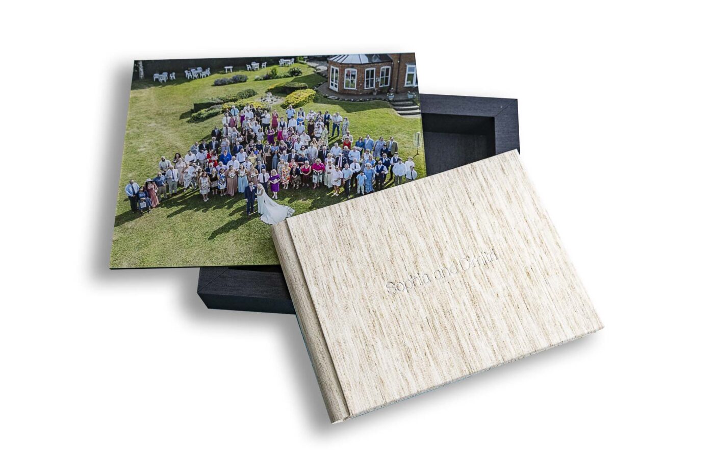 Wedding Photographer based in Warwickshire displaying the beautiful wedding album for Sophia and Dimitri's Warwickshire garden wedding.