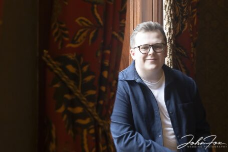 Pre-wedding shoot at Kilworth House, groom to be Daniel.