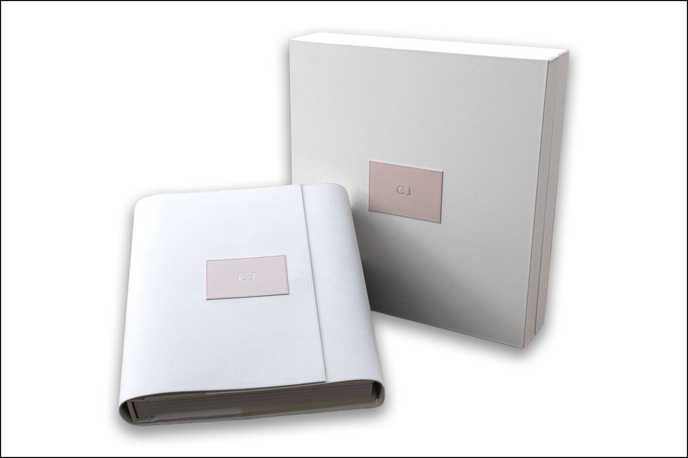 Creative wedding album design - The Tramontina by John Fox Wedding Photography for Clare and James’s Wedding Album from Tortworth Court