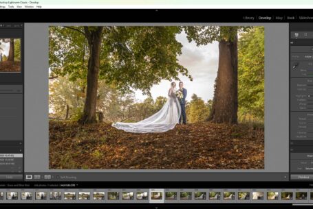 Processing a wedding image with Adobe Lightroom. Professional Wedding Photographer, John Fox