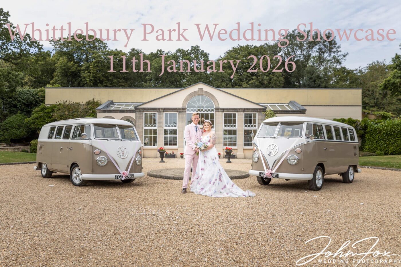 Image taken by John Fox of a couple on their wedding day at Whittlebury Park. Meet John at the Wedding Showcase at Whittlebury Park Northamptonshire on 11th January 2026.