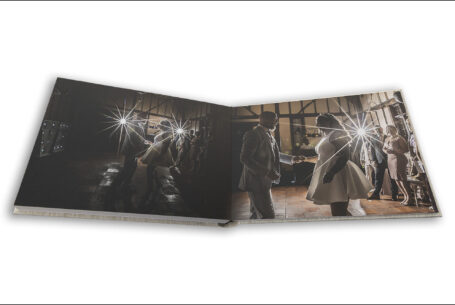 Wedding album images of Hazel and Chris's first dance. Wedding photography Packages Bedfordshire by John Fox