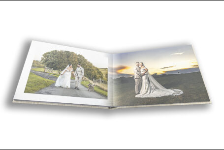 Exclusive Wedding Album images of Gabrielle, William and their dog in the grounds at Kingscote Barn in the Cotswolds.