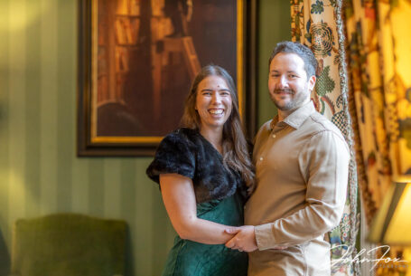 Elly and Olly’s Pre-wedding Shoot inside Kilworth House