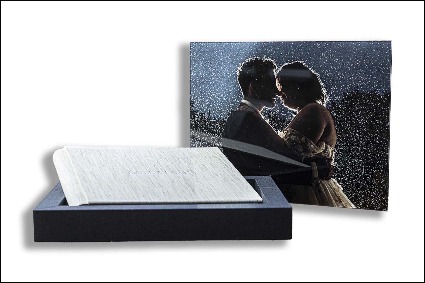 Parents Wedding Album collated by Sarah’s mum and created by John Fox. Keele Hall Wedding Photographer.