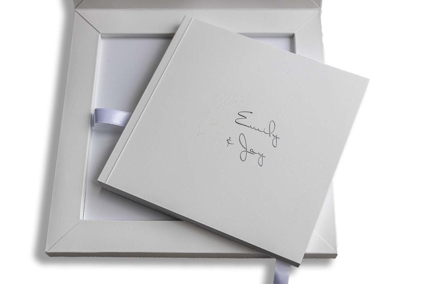 Wedding Guest Book for a Buckinghamshire wedding. Beautifully-designed Wedding Guest Book Ready for Emily and Jason