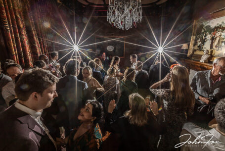 Family and friends at Eleanor and Oliver's Wedding at Kilworth House join in the dancing and celebrations.