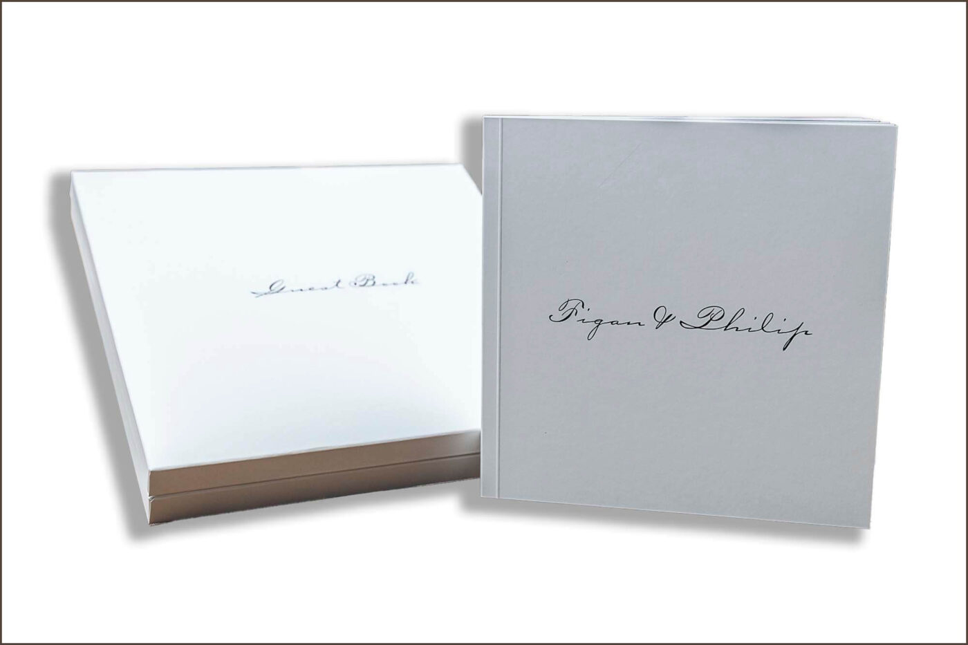 Image of Figan and Phil’s Beautiful Wedding Guest Book by Trusted Wedding photographer near you in Buckinghamshire, John Fox.